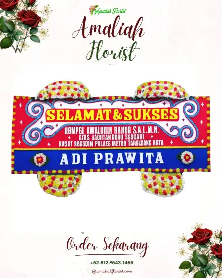 Papan Bunga Ucapan Selamat Padang